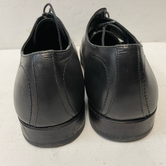 HUGO BOSS Lace Up Leather Bicycle Toe Derby Shoe in Black Size 12 main image 8